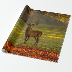 Vildfullvuxen hankronhjort presentpapper