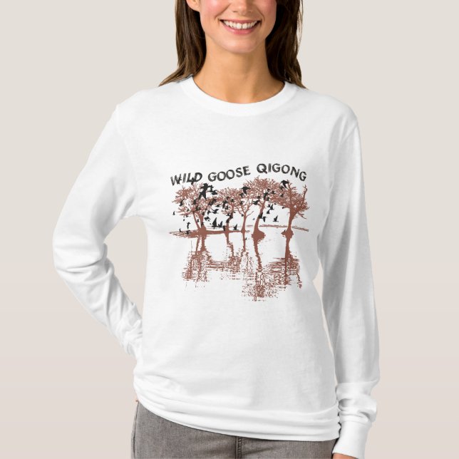 VildgåsQigong T-tröja T Shirt (Framsida)