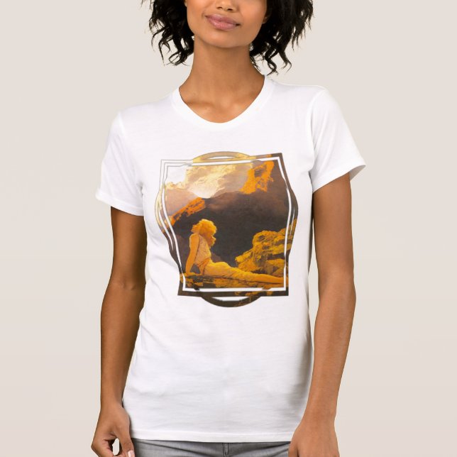 Vildgäss på vit tee shirt (Framsida)