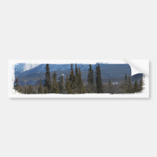 Vildhäst på den Alaska huvudvägen Bildekal