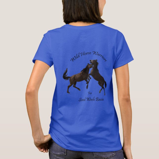 Vildhästkrigare T-shirt (Baksida)