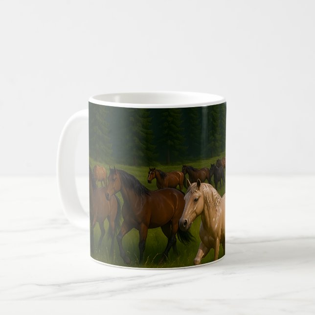 Vildhästs skog kaffemugg (Framsida vänster)