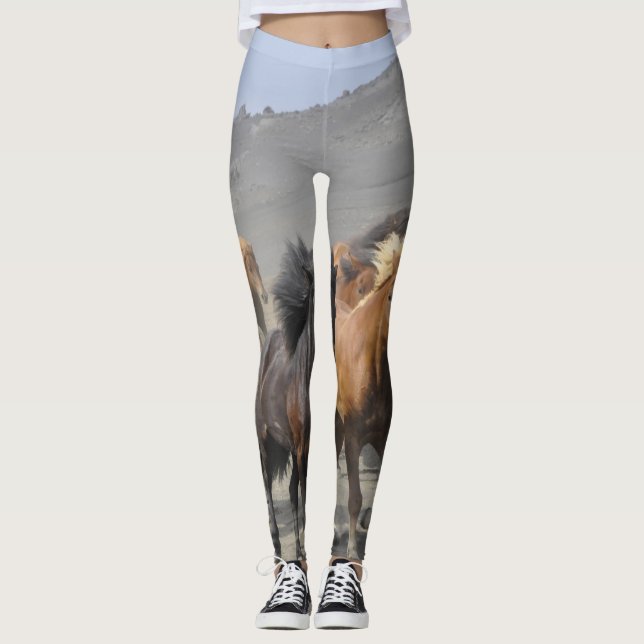 VildhästYoga Leggings (Framsida)