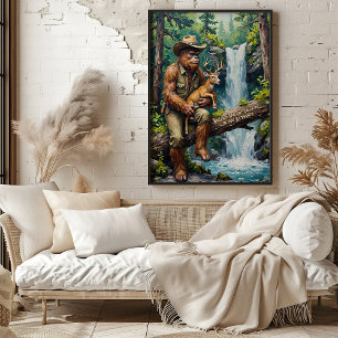 Vildhetens viskningar:Bigfoot och det förtroendefu Poster