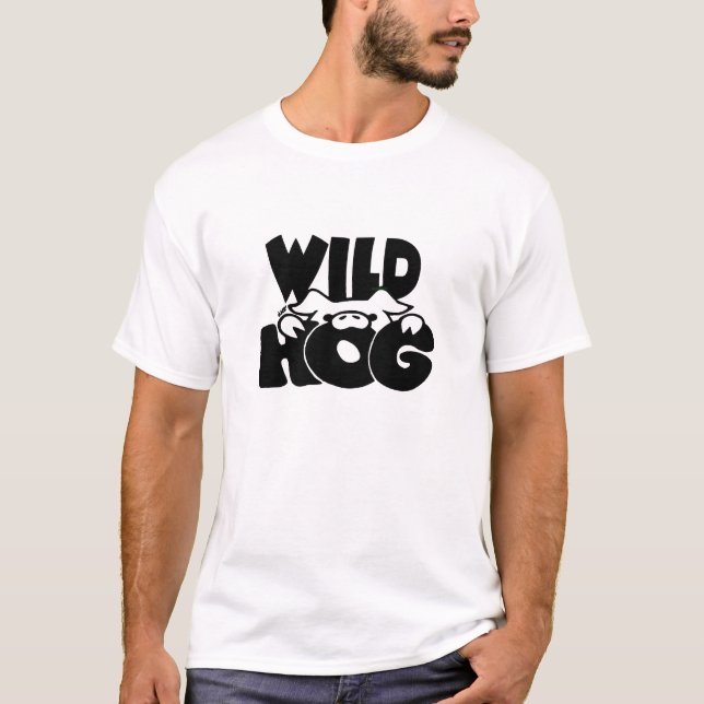 VILDHOGSKJORTA TEE SHIRT (Framsida)