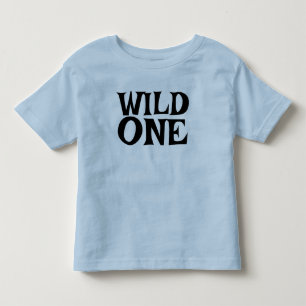 VILDINGEN 1-ÅRS FÖDELSEDAGSBABY BLÅ T-SHIRT