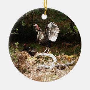 Vildkalkoner Julgransprydnad Keramik