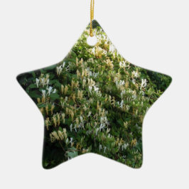 Vildkaprifol På En Mur Julgransprydnad Keramik