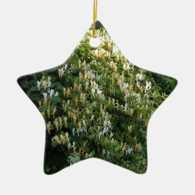 Vildkaprifol På En Mur Julgransprydnad Keramik (Framsidan)