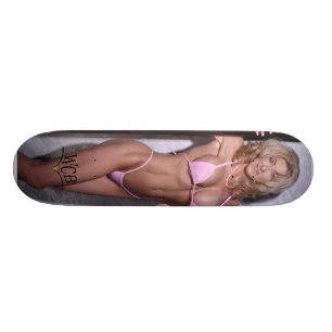 Vildkustenbikinin stiger ombord mini skateboard bräda 18,5 cm