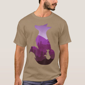 Vildlevande natur Landskap Djurskött Lover Forest T Shirt
