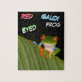 Vildlevande pussel: Costa Rica Frog Pussel