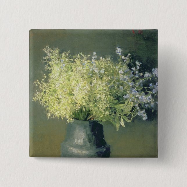 Vildlilor och Glömma-mig-Nots, 1889 Knapp (Framsida)