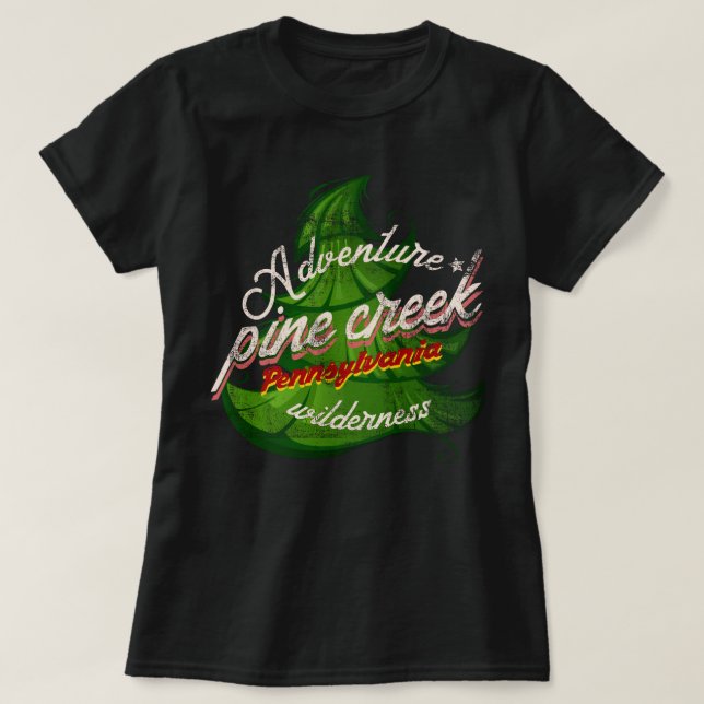 Vildmark äventyr Gräs Bäck Pennsylvania T Shirt (Design framsida)