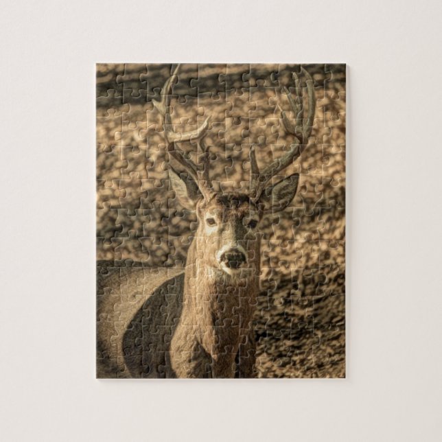 vildmark Camouflage fridluftsmänniska whitetail hj Pussel (Vertikal)