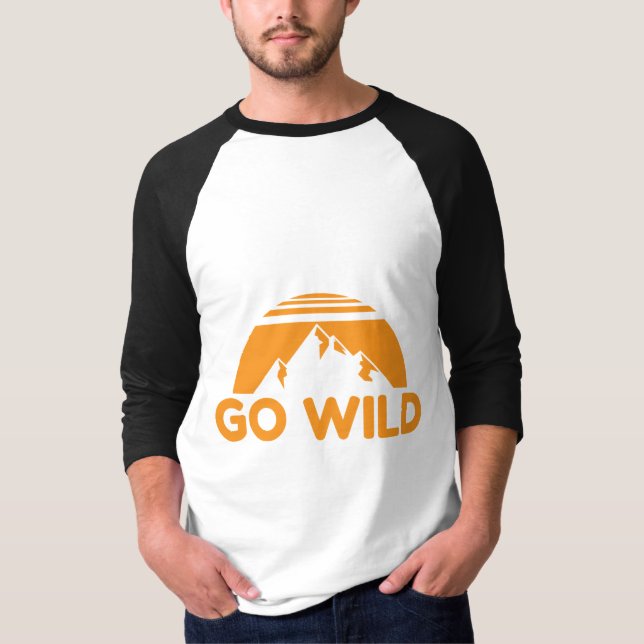 Vildmark Gå Vild Bergskapets natur Gift Idea T Shirt (Framsida)