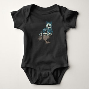 Vildmark Natur Fullmåne Ugglor Fåglar T Shirt