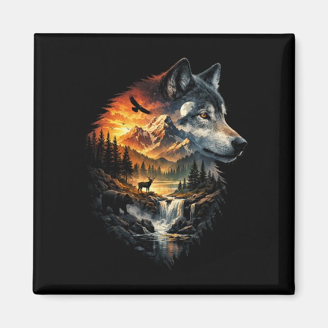 Vildmarkens Ande Magnet (Framsidan)