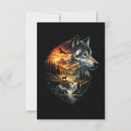 Vildmarkens Ande Tack Kort