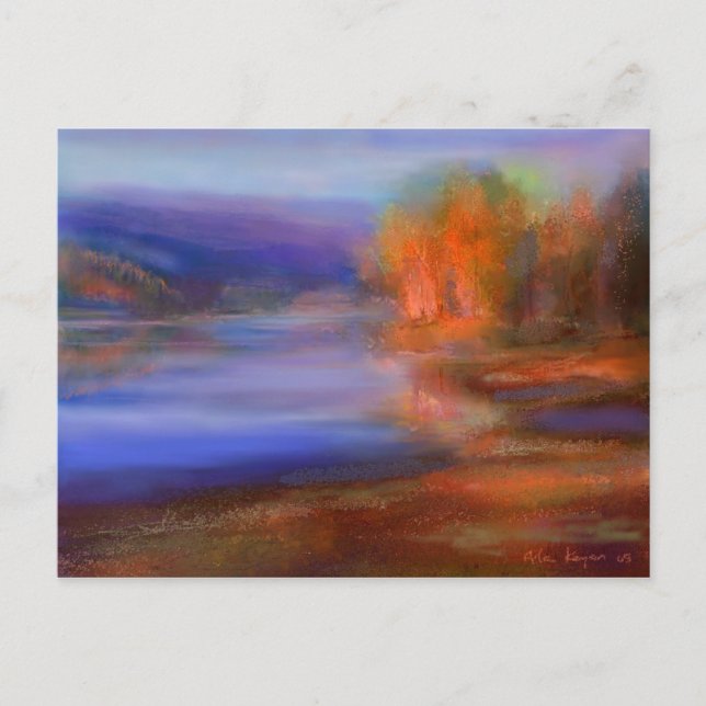 Vildmarkens anrop. vykort (Framsida)