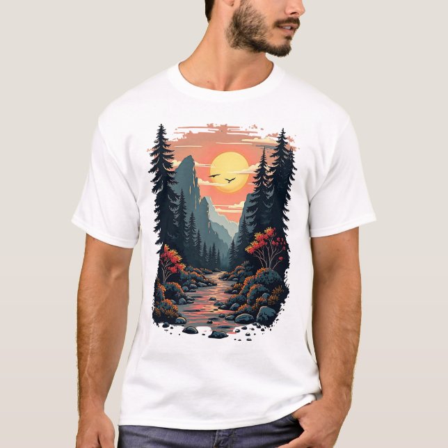 Vildmarkens ro t shirt (Framsida)