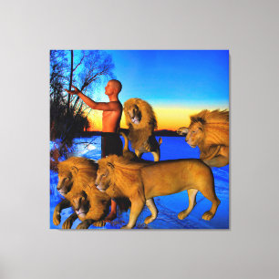 Vildmarkens samtal canvastryck