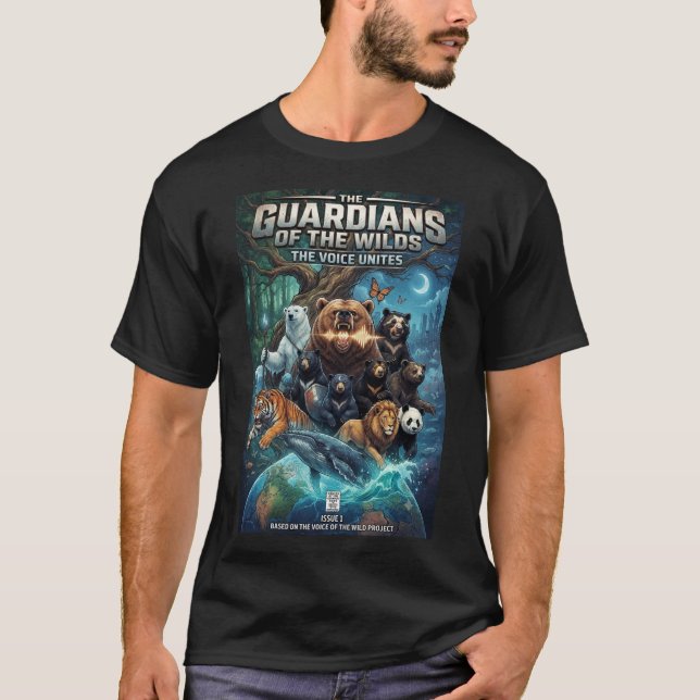 Vildmarkens väktare t shirt (Framsida)