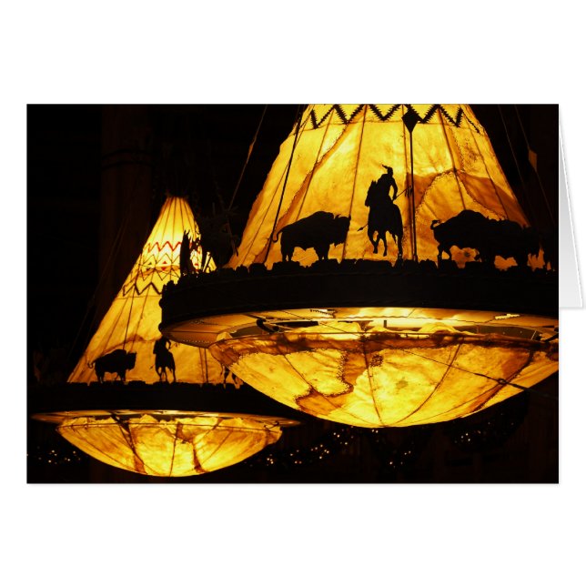 Vildmarklogeljus Hälsningskort (Framsidan Horizontal)