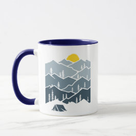 Vildmarksberg Skogstält Camping Mugg