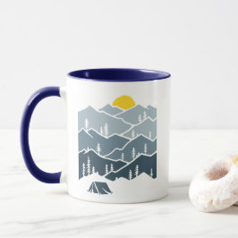 Vildmarksberg Skogstält Camping Mugg