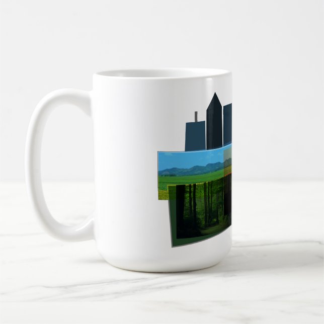 Vildmarkskollage  kaffemugg (Vänster)