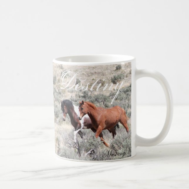 VildMustang Mug~ "öde ", Kaffemugg (Höger)