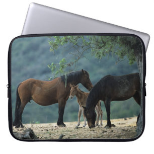 VildMustangMare & föl Laptop Sleeve