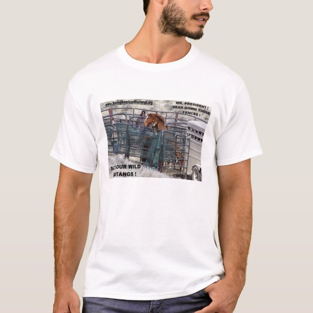 VILDMUSTANGS TEE SHIRT (Framsida)