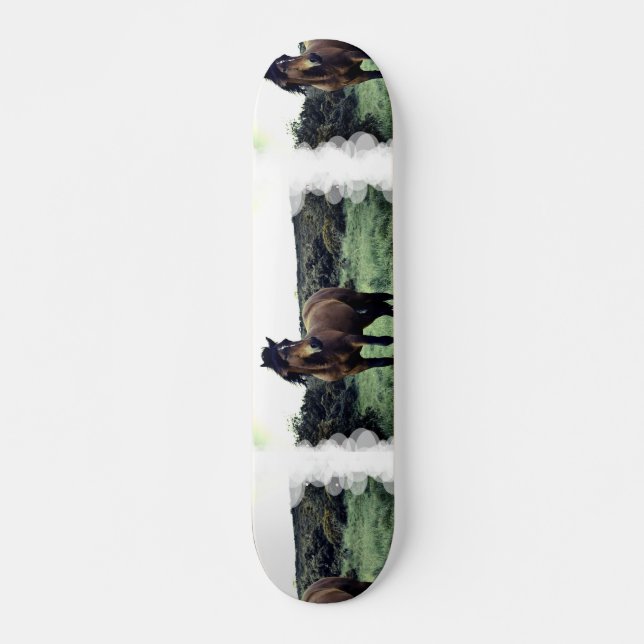 VildMustangSkateboard Skateboard Bräda 21,5 Cm (Framsida)