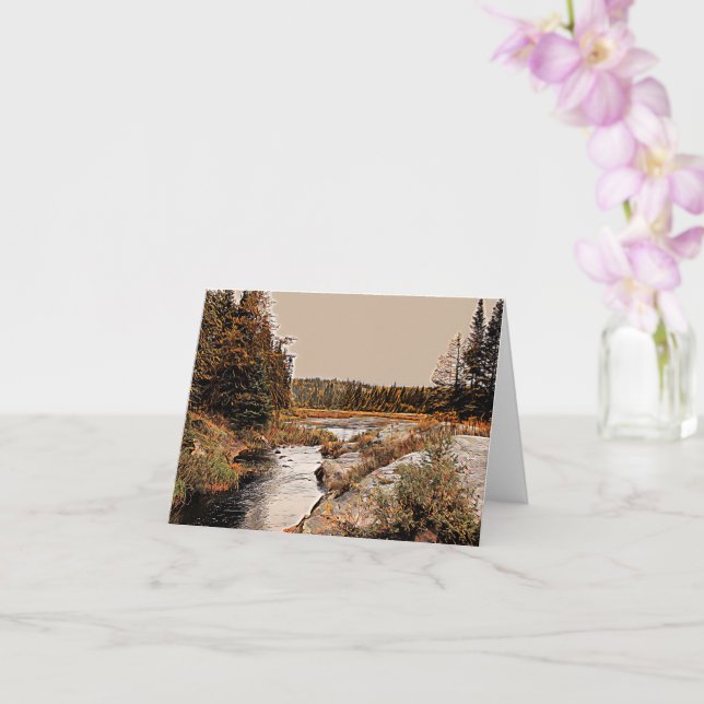 Vildpunktsvy - tomt kort (Orkide)