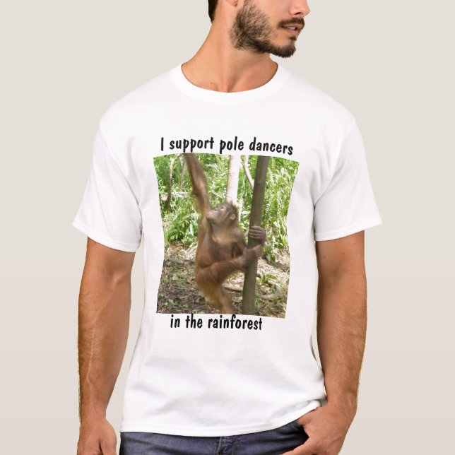 VildRainforestPole dansare T Shirt (Framsida)