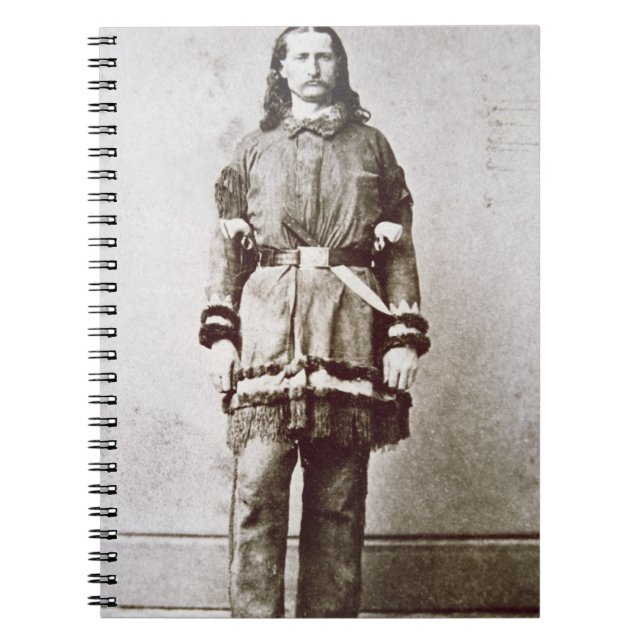 "Vildräkning" Hickok (1837-76) (b-/wfotoet) Anteckningsbok (Framsidan)