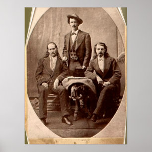 Vildräkning Hickok - den Texas jacken - Poster