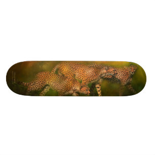 Vildritt - CheetahvärldsSkateboard Mini Skateboard Bräda 18,7 Cm