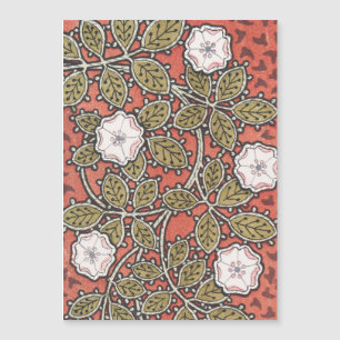 Vildros konstillustration blomma vintage