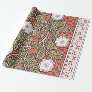Vildros konstillustration blomma vintage presentpapper
