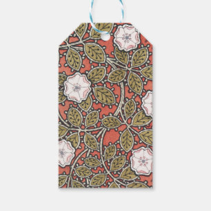 Vildros konstnärlig illustration blomma vintage presentetikett