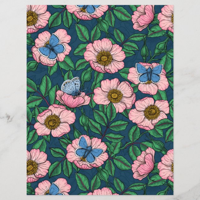 Vildros och fjärilar (Framsida)