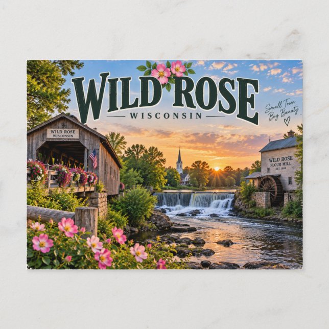 Vildros Wisconsin Vykort (Framsida)