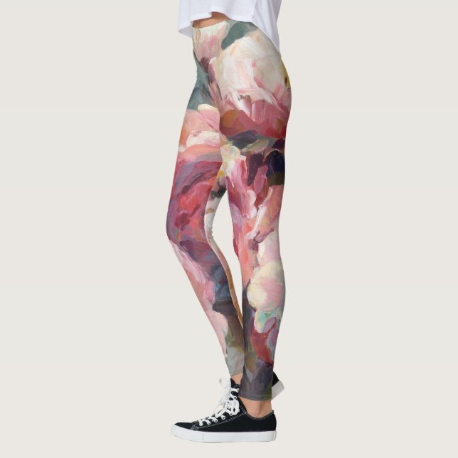 Vildrosa ros leggings (Vänster)
