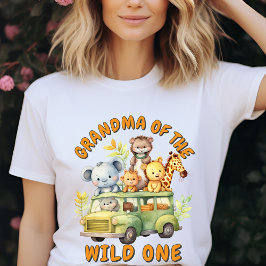 Vildsafaridjur farmor födelsedag  t shirt