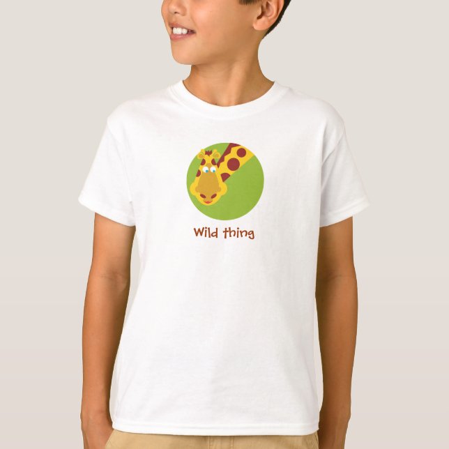 Vildsak - skjorta - giraff tee shirt (Framsida)