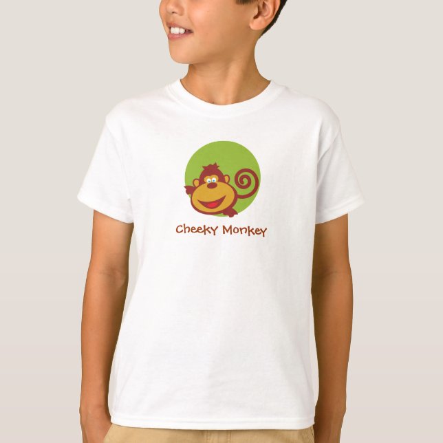 Vildsak - skjorta - uppnosig apa t shirt (Framsida)