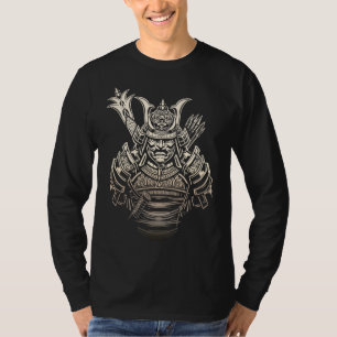 Vildsamurajkrigare – djärvt japanskt rustning t shirt